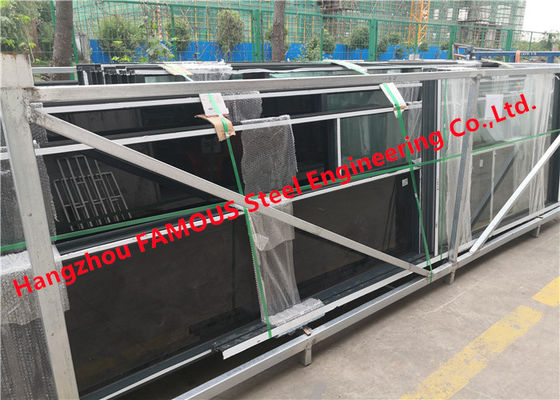 China Parede de cortina dianteira PVDF à prova de fogo da loja de vidro da grelha do silenciador fornecedor