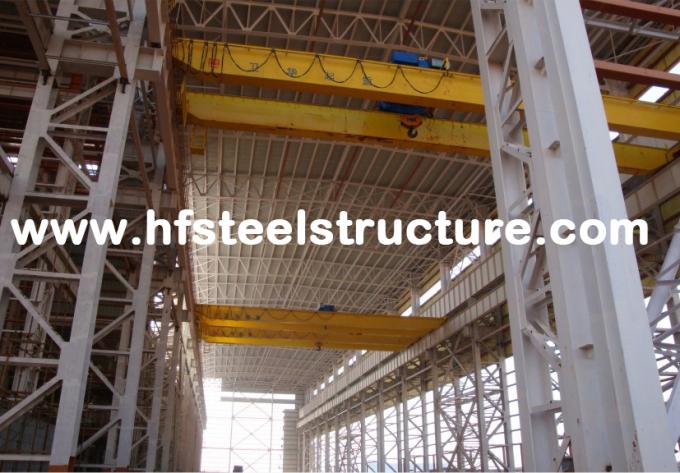 construções de aço industriais da Pre-engenharia com tratamento da galvanização e da pintura 1