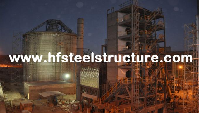 Construção de aço industrial pré-fabricada com tipo colunas e feixes de H 4