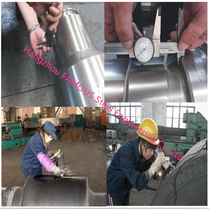 Rolos forjados quentes do trabalho de 20CrNiMo 40cr para o uso industrial do rolo de aço do transporte do moinho de rolamento 1