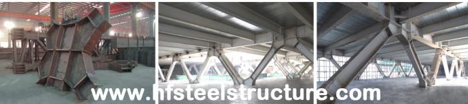 Construções de aço comerciais galvanizadas Designe modulares pré-fabricadas com aço laminado 5